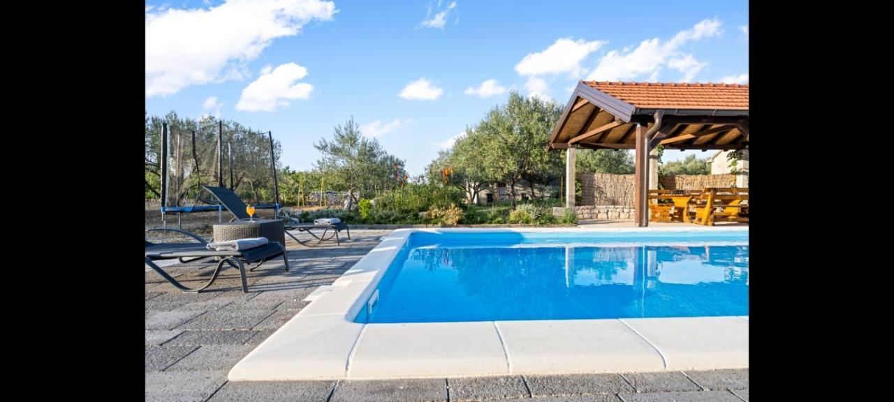 فيلا Olive Tree House With Jacuzzi, Wifi And 40M2 Pool Siritovci المظهر الخارجي الصورة